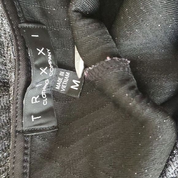 4/$30 Trixxi Black 3/4 Sleeve gray sparkle dress size medium.    ** - Picture 11 of 14